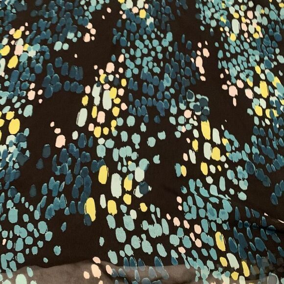 Torrid 4 4X Sophie Chiffon Swing Cami lined tank top adjustable strap abstract - Picture 8 of 11